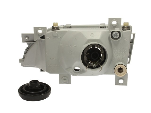 Ford Escort 1990.10.01-1995.02.28  utángyártott új jobb első fényszóró H4  (belülr. áll. is) DEPO