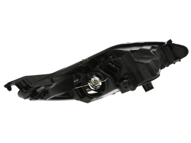 Ford Fiesta 2008.10.01-2013.01.31 utángyártott új bal első fényszóró H7/H1 króm házas projektoros (motorral)DEPO