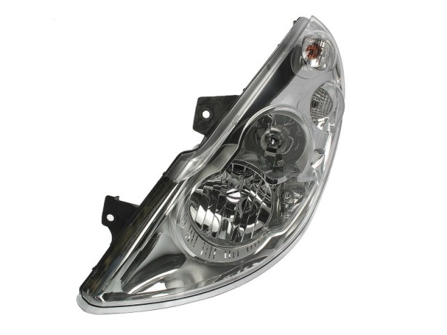 Opel Movano B 2010.03.01-2021.05.31, Renault Master 2010.04.01-2019.08.30 utángyártott új bal első fényszóró H7/H1 (motoros) DEPO