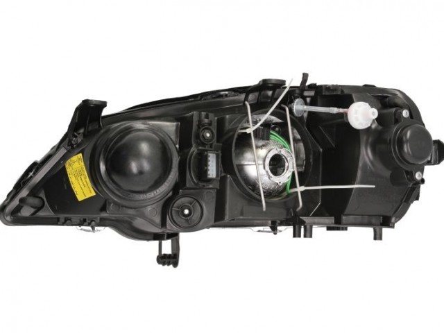 Opel Astra G 1997.09.01-2003.08.31 utángyártott új jobb első fényszóró D2S/H7 Xenon, fekete házas DEPO