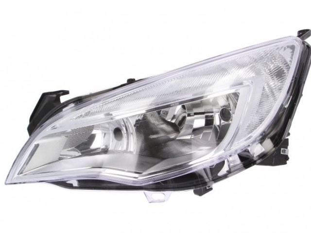 Opel Astra J 2009.09.01-2012.08.31 utángyártott új bal első fényszóró 2H7 króm ház (motorral) DEPO