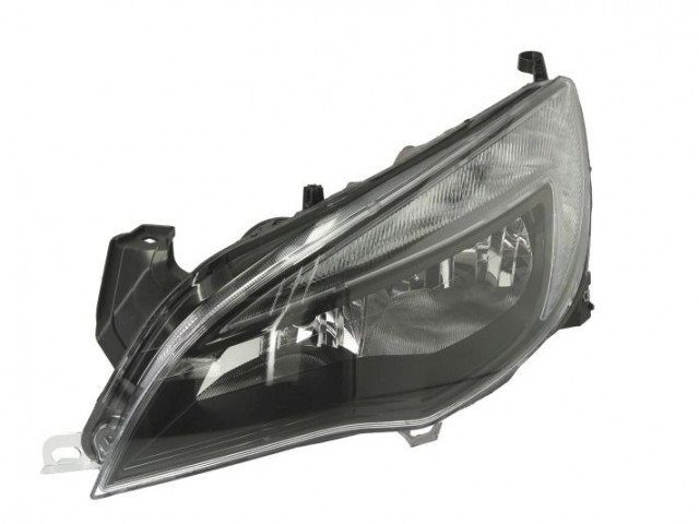 Opel Astra J 2012.09.01-2020.08.31 utángyártott új bal első fényszóró 2H7 fekete ház (motorral) DEPO