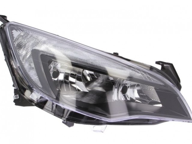 Opel Astra J 2012.09.01-2020.08.31 utángyártott új jobb első fényszóró 2H7 fekete ház (motorral) DEPO