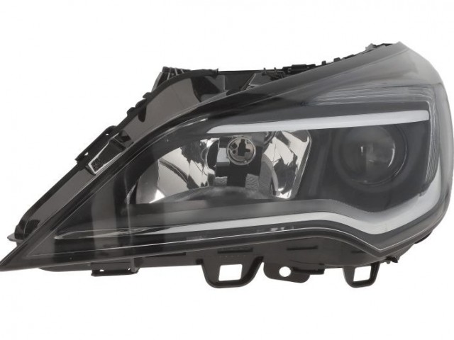 Opel Astra K 2015.06.01-2019.07.02 utángyártott új bal első fényszóró H1/H7+LED elektronika nélkül (motorral) DEPO