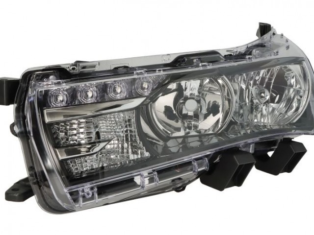 Toyota Corolla E18 2013.07.01-2016.02.01 utángyártott új bal első fényszóró HB3/H11+LED (motorral) TYC