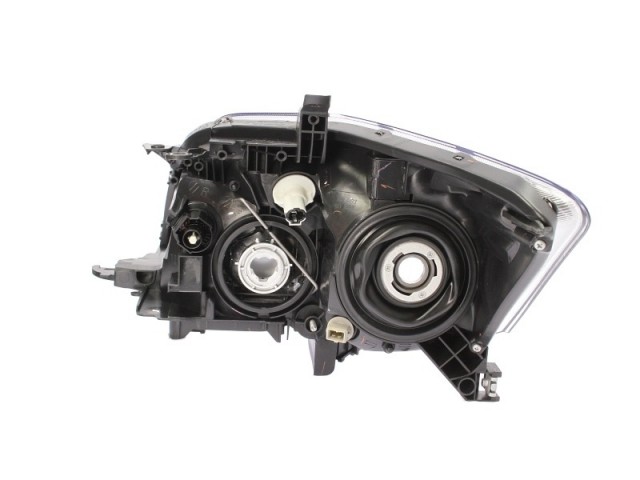 Toyota Auris E15 2007.03.01-2010.02.28 utángyártott új jobb első fényszóró H11/HB3 króm házas, V-tip. (motoros) DEPO