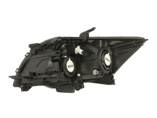 Toyota Auris E15 2007.03.01-2010.02.28 utángyártott új jobb első fényszóró H11/HB3 króm házas, I-tip.(motorral) DEPO