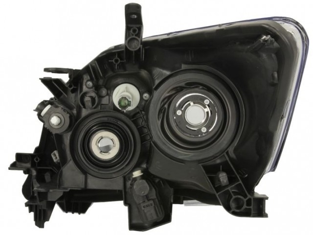 Toyota Auris E15 2010.03.01-2012.08.31 utángyártott új jobb első fényszóró H11/HB3 króm házas Valeo-tip(motorral) TYC