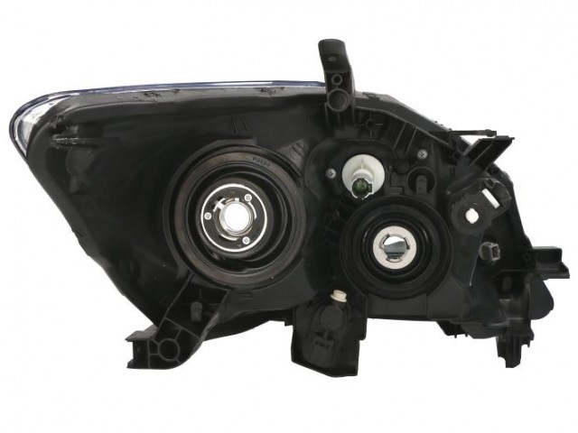 Toyota Auris E15 2010.03.01-2012.08.31 utángyártott új bal első fényszóró H11/HB3 króm házas Valeo-tip (motorral) TYC