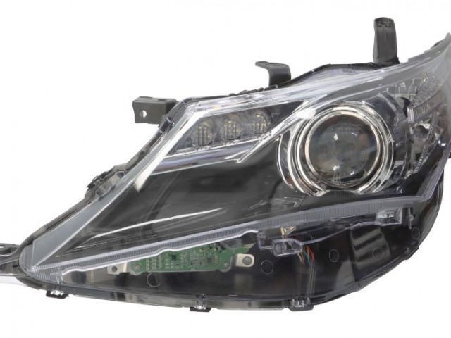 Toyota Auris E18 2012.09.01-2015.05.01 utángyártott új bal első fényszóró HIR2/LED (motoros) DEPO