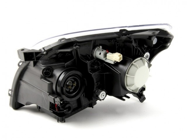 Toyota Avensis T250 2006.08.01-2008.11.10 utángyártott új jobb első fényszóró H7/H1 (motoros) DEPO