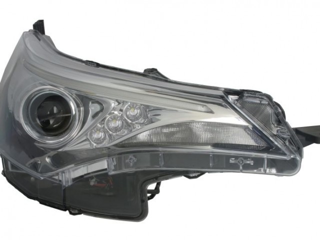 Toyota Avensis  2015-2018 utángyártott új jobb első fényszóró HIR2/LED (motoros) DEPO