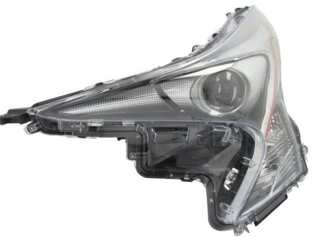 Toyota Prius IV. 2016.01.01-2019.03.13  utángyártott új bal első fényszóró LED (motorral) DEPO