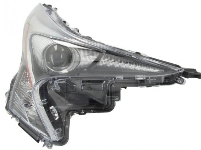 Toyota Prius IV. 2016.01.01-2019.03.13 utángyártott új jobb első fényszóró LED (motorral) DEPO
