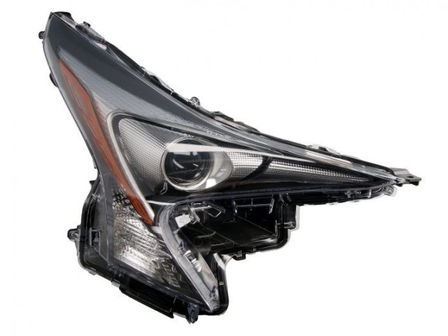 Toyota Prius IV. 2016.01.01-2019.03.13 utángyártott új jobb első fényszóró LED (motorral) TYC