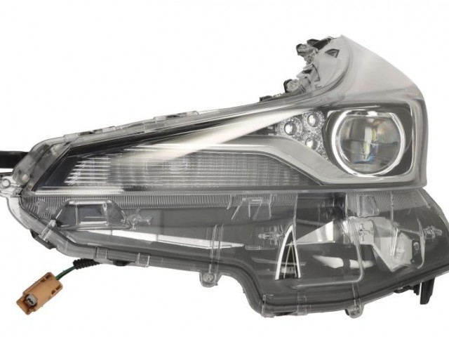 Toyota Prius IV. 2019.03.14-2023.06.01 utángyártott új bal első fényszóró LED elektr.nélk. (motorral) DEPO