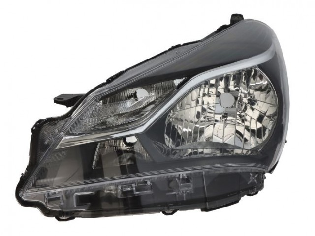 Toyota Yaris 2017.03.01-2020.05.30 utángyártott új bal első fényszóró H4/WY21W+W21/5W (motorral) TYC