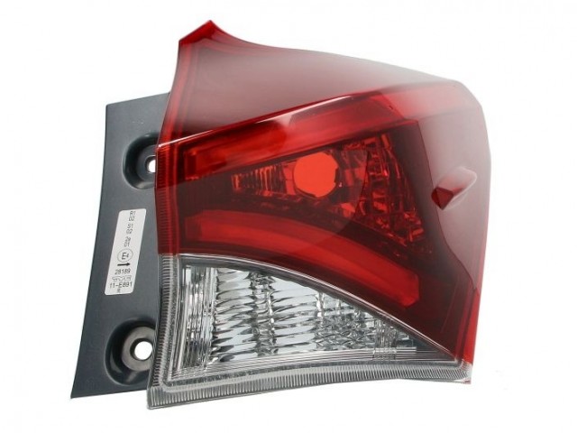 Toyota Auris E18 2015.06.01-2019.02.01 utángyártott új jobb hátsó külső lámpa LED (5 ajtós)