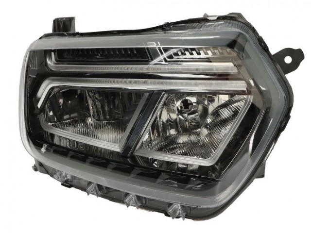 Dacia Duster 2021.09.01-2024.04.30 utángyártott új jobb első fényszóró H1/H7/LED (motoros) DEPO