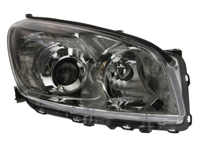 Toyota Rav 4 2009.01.02-2010.04.30 utángyártott új jobb első fényszóró H11/HB3 (motorral) DEPO