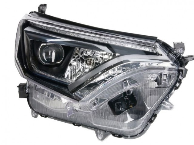Toyota Rav 4 2016.01.01-2019.08.15 utángyártott új jobb első fényszóró LED  (motorral) TYC