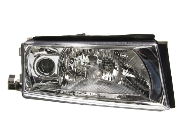 Skoda Octavia 2000.09.01-2011.08.31 utángyártott új jobb első fényszóró H4/H3 (motorral) TYC