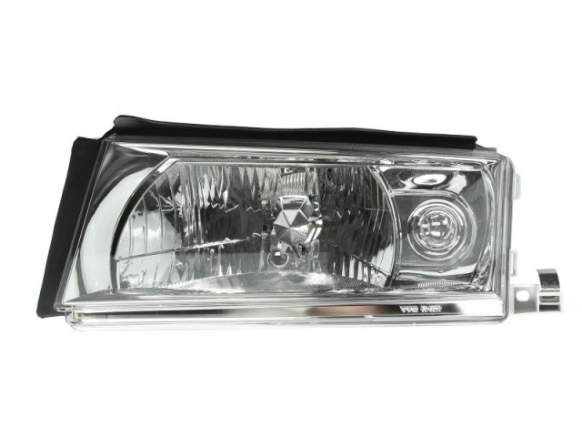 Skoda Octavia 2000.09.01-2011.08.31 utángyártott új bal első fényszóró H4 ködlámpa nélkül (motoros) TYC