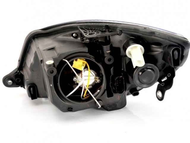 Skoda Fabia II. 2007.05.01-2010.03.31, Roomster 2006.03.01-2010.03.31 utángyártott új jobb első fényszóró H4 (motorral) DEPO