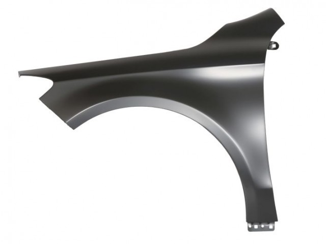 Mercedes Benz C117 CLA 2013.01.01-2018.12.31 utángyártott új bal első sárvédő (acél)