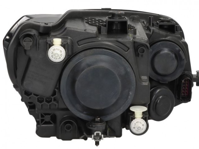 Volkswagen Caddy III. 2015.06.01-2020.08.30 utángyártott új bal első fényszóró H4 + nappali fény. (motorral) DEPO