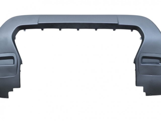 Dacia Duster 2018.01.01-2021.08.30  utángyártott új első lökhárító díszléc, ezüst színűre fényezve