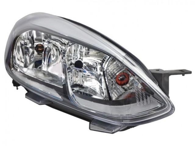 Ford Fiesta 2017.06.01-2021.12.06 utángyártott új jobb első fényszóró H7/H15 (motorral) DEPO