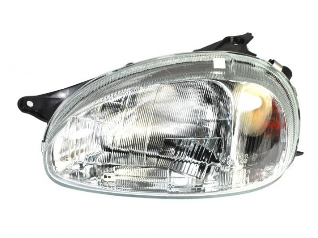 Opel Corsa B 1992.09.01-2000.08.31 utángyártott új bal első fényszóró H4 DEPO