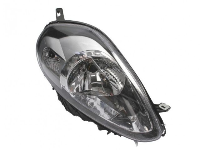 Fiat Punto Evo 2009-2011utángyártott új jobb első fényszóró, króm házas H4 (motorral) DEPO