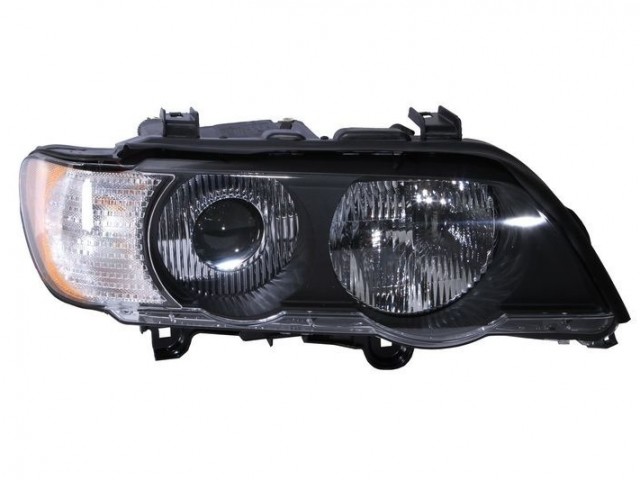 BMW X5 (E53) 2000.05.01-2003.10.31 utángyártott új jobb első fényszóró D2S/HB3 Xenon fehér vill.  DEPO