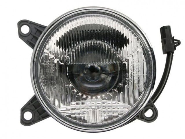 BMW 5 (E34) 1988.09.01-1995.11.30 utángyártott új jobb első fényszóró, üveg házzal DE-HEZ LENCS. DEPO