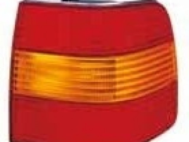 Volkswagen Passat B4 1993.09.01-1996.09.30 utángyártott új jobb hátsó lámpa üres, sárga/piros (4 ajtós) DEPO