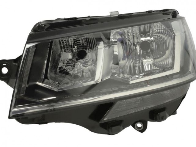 Volkswagen Transporter T6 2019-2024 utángyártott új bal első fényszóró H7/H15 (motorral) DEPO