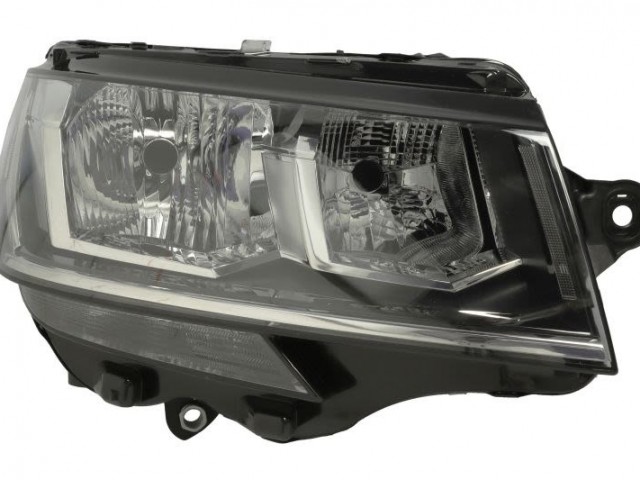 Volkswagen Transporter T6 2019.03.-2024.08. utángyártott új jobb első fényszóró H7/H15 (motorral) DEPO