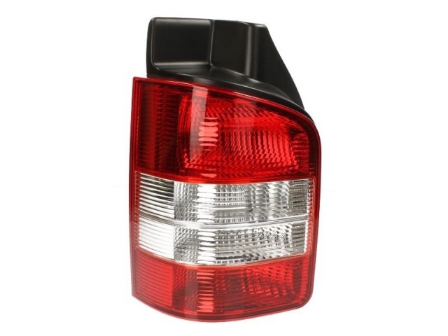 Volkswagen Transporter T5 2003.04.01-2009.09.30 utángyártott új bal hátsó lámpa üres fehér indexes 2 ajtós kivitel DEPO