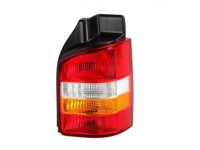 Volkswagen Transporter T5  2003.04.01-2009.09.30 utángyártott új jobb hátsó lámpa üres, sárga indexes 2ajt DEPO