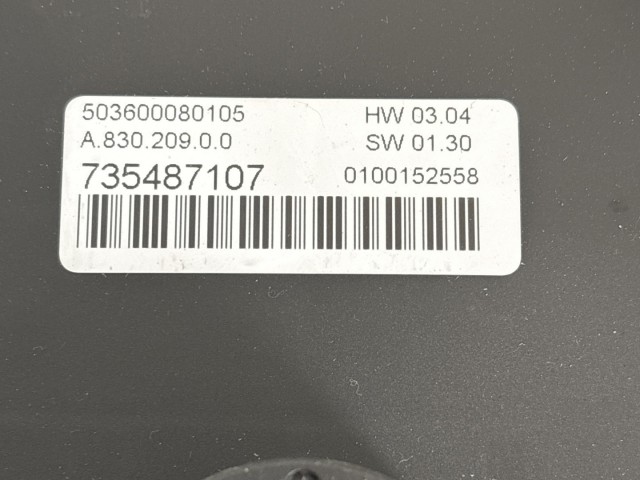 Lancia Delta 2008-2014 Fűtés- és közép kapcsolók használt digit