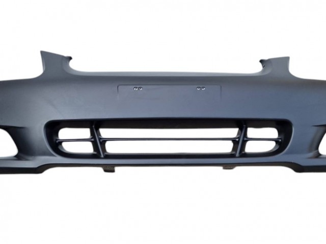 Hyundai Accent 2000.02.01-2002.12.31 utángyártott új első lökhárító alapozott, ködlámpa helyes (4 ajtós)