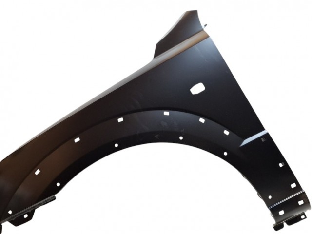 Kia Sorento 2002-2009 utángyártott új bal első sárvédő, oldalindexes kivitel (díszléclyukkal)