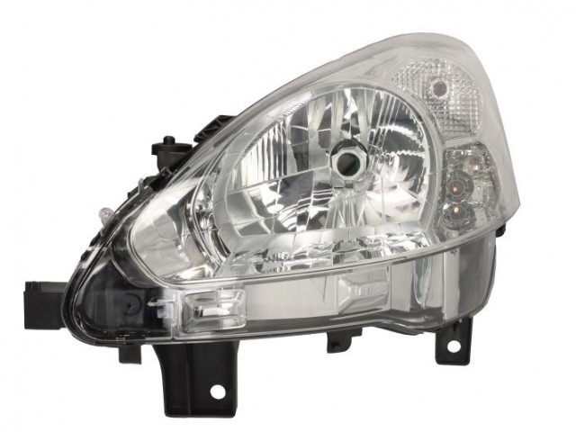 Peugeot Partner, Partner Tepee 2012-2015 utángyártott új bal első fényszóró H4 (motorral) TYC