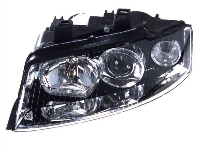 Audi A4 B6 2001.01.01-2004.10.31 utángyártott új bal első fényszóró D1S/H7 (motor és elektr. nélkül) DEPO