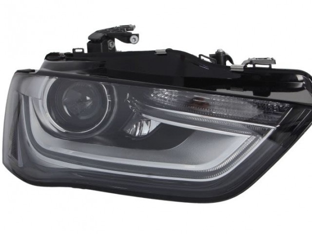 Audi A4 B8  2012.02.02-2015.06.01 utángyártott új jobb első fényszóró D3S/H7+LED nap.f. (motorral) DEPO