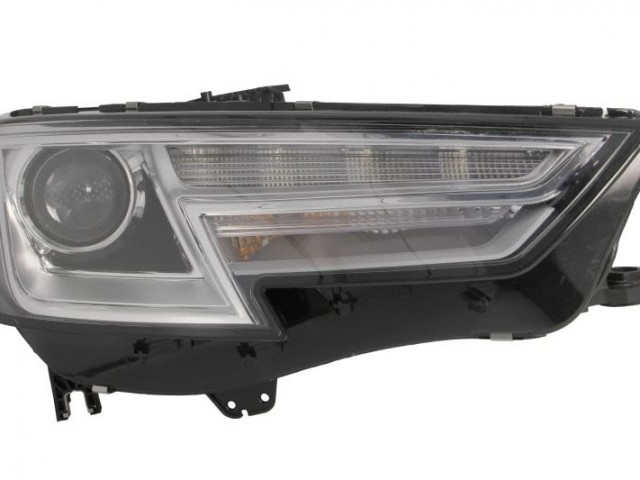 Audi A4 B9 2015.09.01-2019.05.30 utángyártott új jobb első fényszóró XENON D5S/H8+LED (motorral) DEPO
