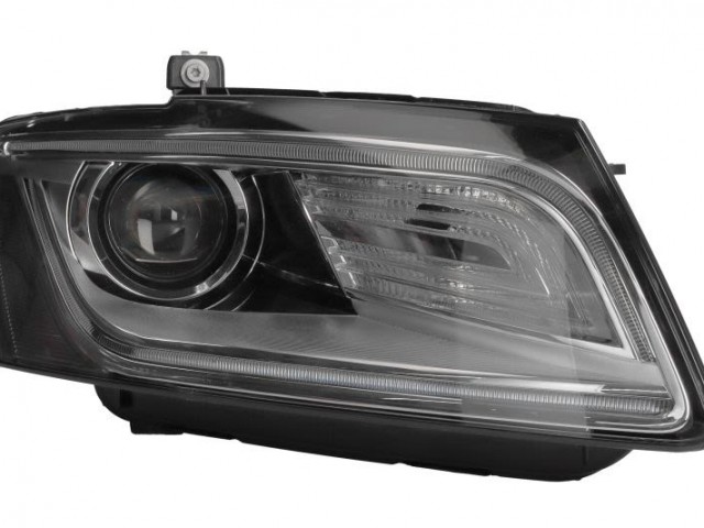 Audi Q5 8RB 2012.09.01-2016.12.31 utángyártott új jobb első fényszóró Bi-XENON D3S/LED/PY21W (motorral) DEPO