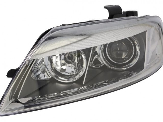 Audi Q7 (4LB) 2005.11.01-2009.04.30 utángyártott új bal első fényszóró üres Bi-XENON D1S (motorral) DEPO